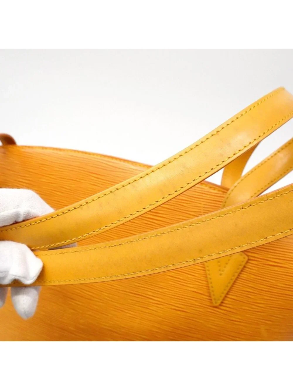 Louis Vuitton Shoulder Bag Epi Saint Jacques Shopping Jaune